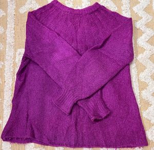 Purple Knit Sweater