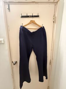 stretchable flared indigo boot cut pants