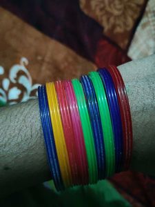 Colourful Bangles Pack Of 9