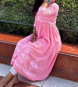 Embroidered Kurti Pant Set