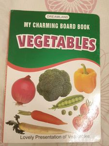 Vegetable Board Book For Small Kids