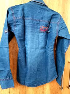 Denim Shirt For Boys Aged 6 To 9 Years