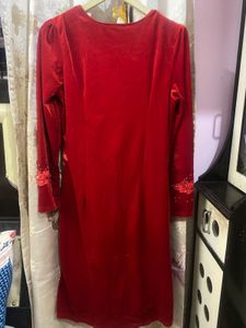 Red Velvet Partywear MIDI