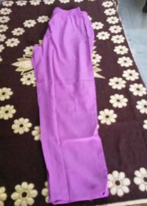 Purple Embroidered Salwar Kameez Set