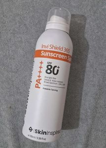 Invi Shield 365 SPF 80+ Sunscreen Spray