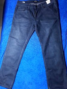 Jack & Jones Navy Blue Jean Pant For Men