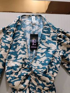 Patterned Mini Dress