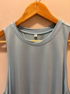 Light Blue Flowy Tank Top