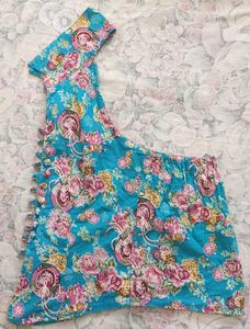 Floral Halter collared Top