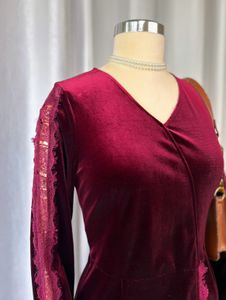 🎉🎉SALE🎉🎉 Korean Velvet Dress