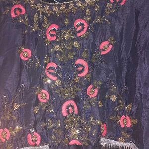 Embroidered Floral Top Lehnga Choli