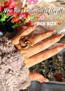 Stylish Trinity Ring 1 piece