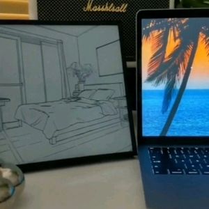 Led Light Painting Wallpaper
