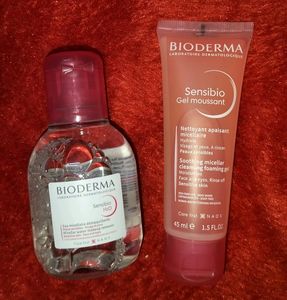 BIODERMA Sensibio Range ( Gel Moussant + H20 Makeup Removal Water) Minis
