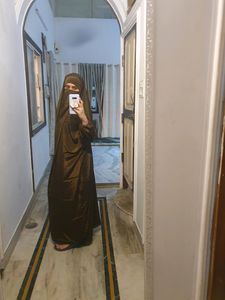 Beautiful Bottle Green Uper Khimar Or Hijab