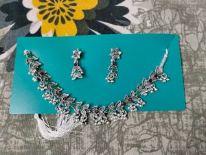 Oxidised Necklace Set