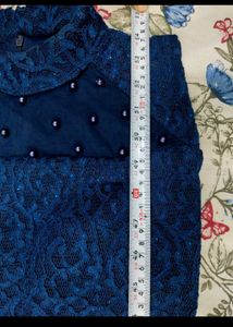 Elegant Blue Ethnic Gown