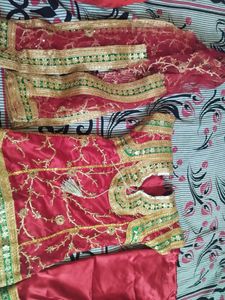 New Net Khada Dupatta With bangles Set