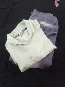 Jeans T-shirt Girls