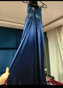 Silky Blue Nightgown