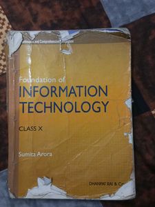 Class 10th Information Technology Book Sumita Aror