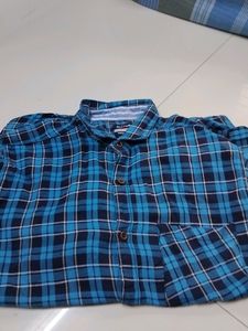 Suzus Sky blue With Checked Shirt.