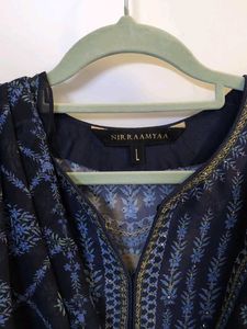 Elegant Printed Kurta With Dupatta