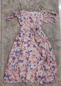 Floral Off-Shoulder Dress
