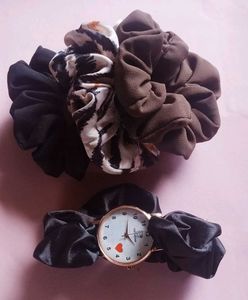 Choco Charm Luxe Set | Scrunchie Bundle 🖤