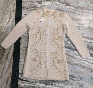 Beautiful Woolen Party Wear Sweater