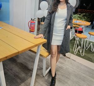 grey coat styling women