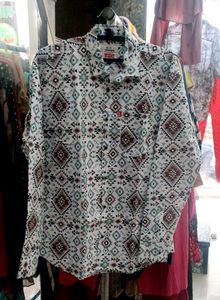 Patterned Casual Shirt