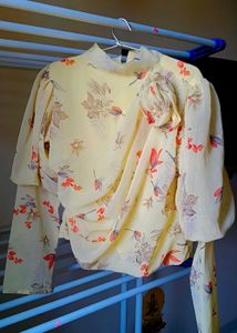 Floral Chiffon Top