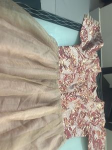 Peach Ethnic Gown