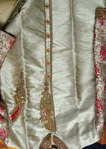 Golden Slava Coat Traditional Wear