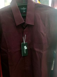 Burgundy Long Sleeve Shirt