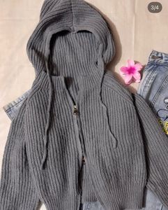 zipper with double chain