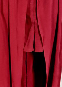Long Maroon Jumpsuit Dress (Women)