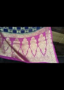 Mind blowing Saree With Peacock And Elephant Desig