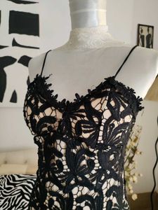Crochet OverLay Mini Dress