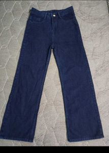 Wide Leg Denim Jeans