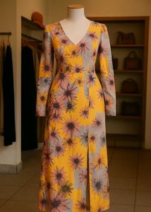 Floral Print Midi Dress