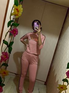 Pink Tracksuit Set