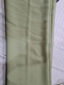 Olive Green Georgette Cloth Piece