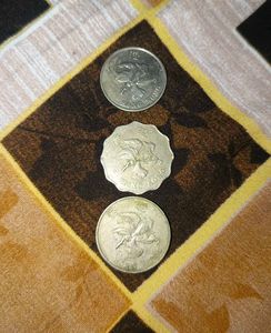 Hongkong 1,2,5 Dollar Coins