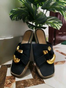 Black New Slippers