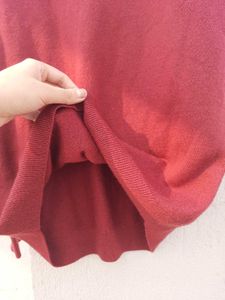 Fig Maroon Sweatshirt For Women