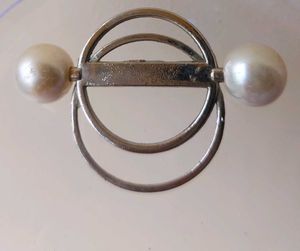 Classy Round Metal Brooch