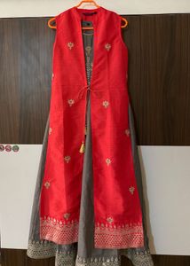 2 Pc Ethnic Gown