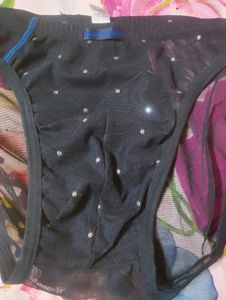 Black Men's Mesh Briefs